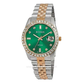 BONIA BNB10553-1697S Silver Rosegold Dial Green Stainless Steel