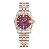 BONIA BNB10553-3607S Women's Watches Silver Dial Purple Stainless Steel