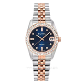 BONIA BNB10553-3687S Silver Rosegold Dial Blue Stainless Strap