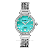BONIA BNB10626-2382S Silver Dial Blue Sapphire Crystal Stainless Steel