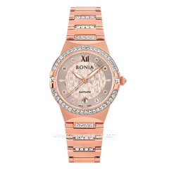 BONIA BNB10667-2579S Rosegold Sapphire Stainless Steel