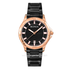 BONIA BNB10750-2032 Black Rosdegold Stainless Steel