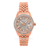 BONIA BNB10810-2512S Full Rosegold Dial Silver Stainless Steel