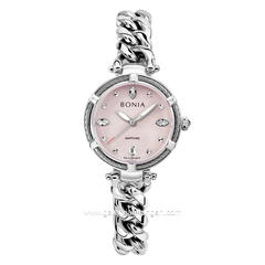 BONIA BNB10816-2377S Silver Dial Pink Stainless Steel