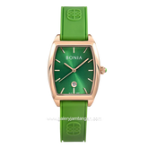 BONIA BNB10837-2592 Green Rosegold Rubber Strap