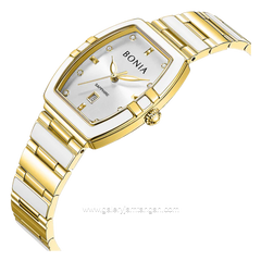 BONIA BNB10856-2217 Gold White Stainless Steel