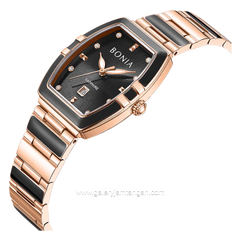 BONIA BNB10856-2537 Rosgold Black Stainless Steel