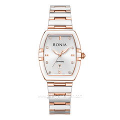 BONIA BNB10856-2617 Silver Rosegold Stainless Steel