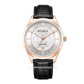 BONIA BNB10857-1512 Men's Watches Black Rosegold Stainless Steel