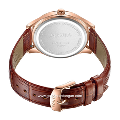 BONIA BNB10857-1542 Brown Rosegold Leather Strap