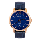 BONIA BNR176-1583 Me's Watches Navy Rosegold Leather Strap