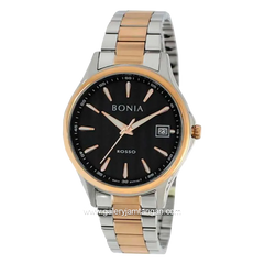 BONIA BNR182-1632 Silver Rosegold Stainless Steel