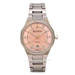 BONIA BNR191-2375 Silver Dial Pink Stainless Steel