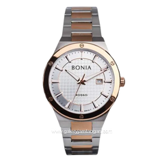 BONIA BNR192-1612 Silver Rosegold Stainless Steel