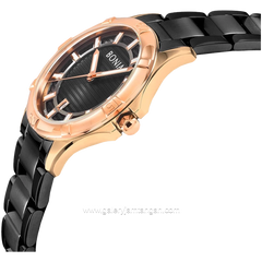 BONIA BNB10750-2032 Black Rosdegold Stainless Steel