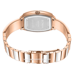 BONIA BNB10861-2517S White Rosegold Stainless Steel