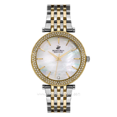 Beverly Hills Polo Club BP3183C.220 Silver Combinasi Gold Stainless Steel