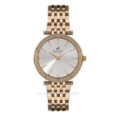 Beverly Hills Polo Club BP3183C.430 Rosegold Stainless Steel Strap