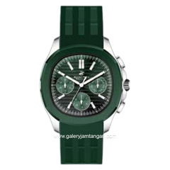 BEVERLY HILLS POLO CLUB BP3211X.375 Green Rubber Strap