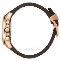 BEVERLY HILLS POLO CLUB BP3211X.462 Brown Rubber Strap