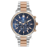 Beverly Hills Polo Club BP3254X.590 Silver Rosegold Dial Blue