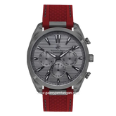 Beverly Hills Polo CLub BP3337X.061 Red Gray Rubber Strap