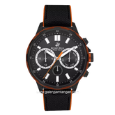 Beverly Hills Polo Club BP3402X.651 Black List Orange Rubber Strap