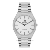 Beverly Hills Polo Club BP3604X.330 Silver Dial White Stainless Steel