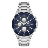 Beverly Hills Polo Club BP3612X.390 Silver Dial Blue Stainless Steel