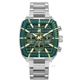 Beverly Hills Polo Club BP3658X.370 Silver Dial Green