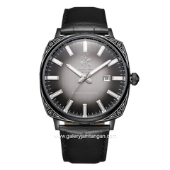 Beverly Hills Polo Club BP3688X.351 Black Leather Strap