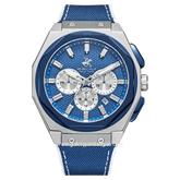 BEVERLY HILLS POLO CLUB BP3719X.377 Multi Function Blue Dial Blue Silicone Strap