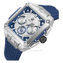 BEVERLY HILLS POLO CLUB BP3742X.339 Blue Rubber Strap