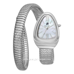 BEVERLY HILLS POLO CLUB BP3747C.320 Silver Dial White