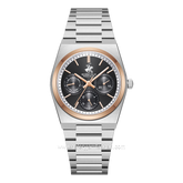 Beverly Hills Polo Club BP3754X.550 Silver Rosegold Dial Black