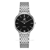 Beverly Hills Polo Club BP3775X.350 Silver Dial Black Stainless Steel