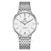 Beverly Hills Polo Club BP3776X.330 Silver Dial White Stainless Steel