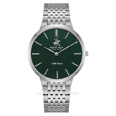 Beverly Hills Polo Club BP3776X.370 Silver Dial Green Stainless Steel