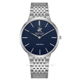 Beverly Hills Polo Club BP3776X.390 Silver Dial Blue Stainless Steel