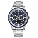 Beverly Hills Polo Club BP3779X.390 Silver Dial Blue