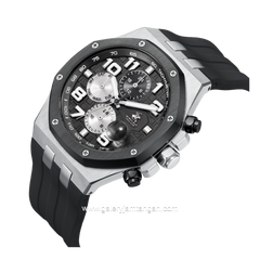 Beverly Hills Polo Club BP3783X.351 Black Rubber Strap