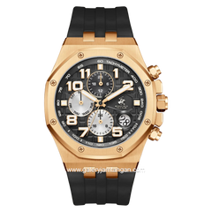 Beverly Hills Polo Club BP3783X.451 Black Rubber Strap