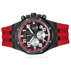BEVERLY HILLS POLO CLUB BP3783X.658 Red Rubber Strap