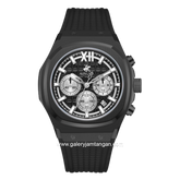 Beverly Hills Polo Club BP3785X.651 Black Rubber Strap
