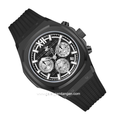 BEVERLY HILLS POLO CLUB BP3785X.651 Black Rubber Strap