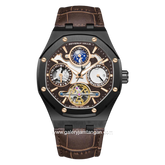 Beverly Hills Polo Club BP3787X.042 Automatic Brown Leather Strap
