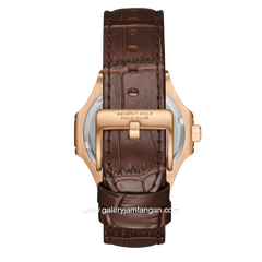 BEVERLY HILLS POLO CLUB BP3792X.444 Brown Leather Strap