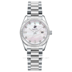 BEVERLY HILLS POLO CLUB BP3801X.320 Silver Dial MOP