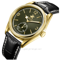 Beverly Hills Polo Club BP3807X.171 Black Leather Strap