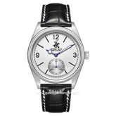 Beverly Hills Polo Club BP3807X.331 Black Silver Leather Strap